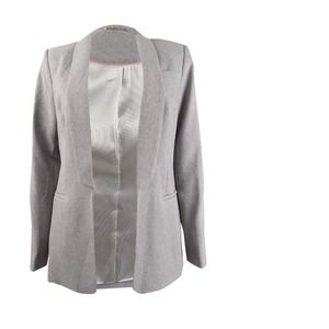 Calvin Klein Women's Plus Size Parker Twill Blazer (20W  Tin)